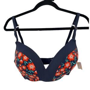 Lively bra The Unlined Balconette floral print size 36DDD 36F